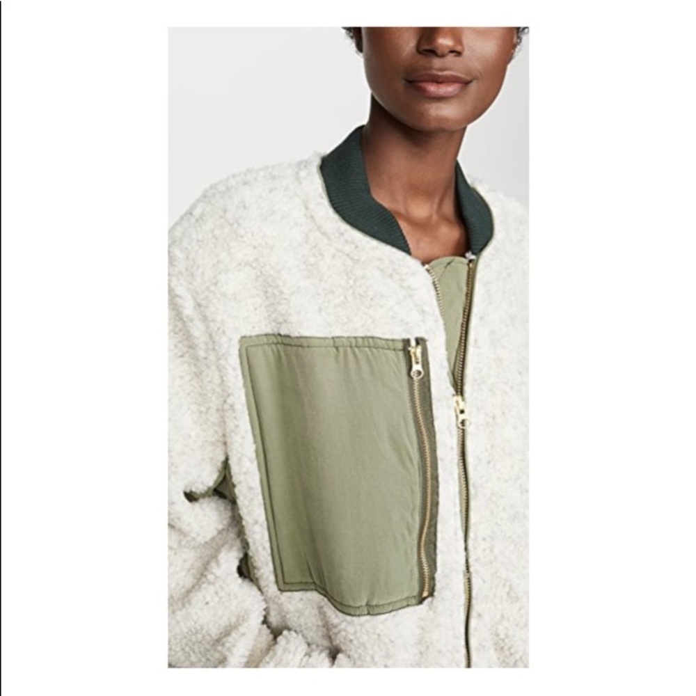 Free People Rivington Sherpa Jacket L - Picture 6 of 13